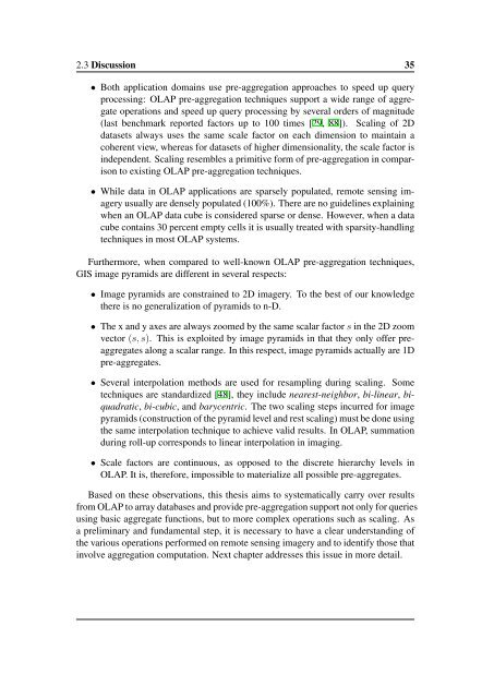 Applying OLAP Pre-Aggregation Techniques to ... - Jacobs University