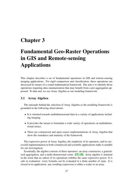 Applying OLAP Pre-Aggregation Techniques to ... - Jacobs University