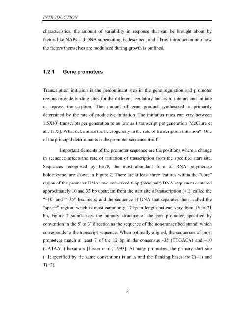 Coordinated regulation of gene expression by E ... - Jacobs University