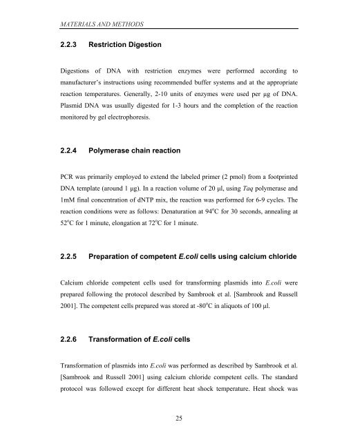 Coordinated regulation of gene expression by E ... - Jacobs University