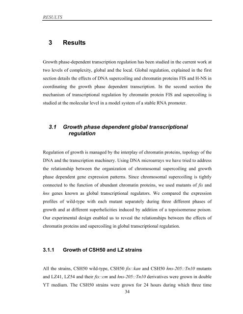 Coordinated regulation of gene expression by E ... - Jacobs University