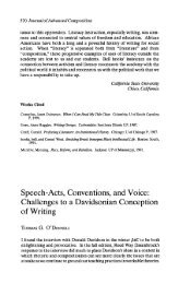 Speech-Acts, Conventions, and Voice: Challenges to a ... - JAC Online