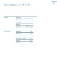 Technische Zeichnungen SW 100 GR (pdf) - Jaeger Bautec