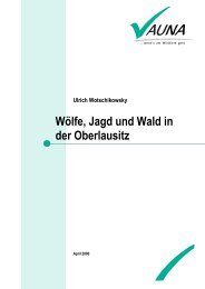 Wölfe, Jagd und Wald in der Oberlausitz - Jaegerschaft des ...