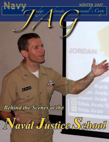 Naval Justice School - U.S. Navy Judge Advocate General's Corps