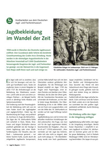Kostbarkeiten aus dem Deutschen Jagd- und Fischereimuseum