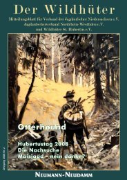 Der WildhÃ¼ter - Verband der Jagdaufseher Niedersachsen eV