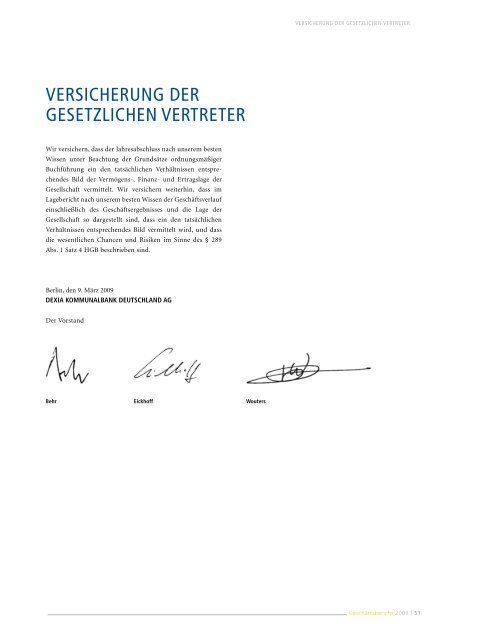 lagebericht - Dexia Hypothekenbank Berlin AG