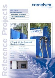 SVE and Off-Gas Treatment - Cornelsen Umwelttechnologie Gmbh