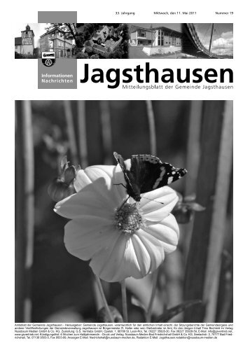 Mittwoch, den 11. Mai 2011 33. Jahrgang Nummer 19 - in der ...