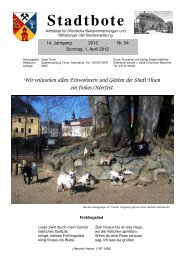 Ausgabe April - Jahnsbach im Erzgebirge