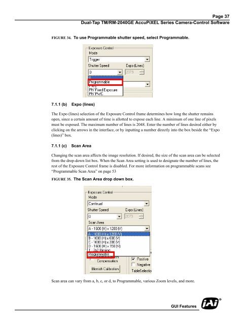 TM/TMC/RM/RMC-2040GE Progressive Scan Cameras - JAI Pulnix