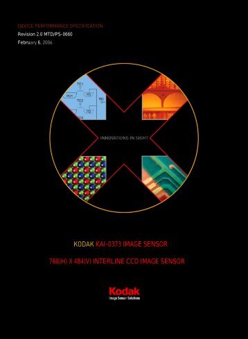 Image sensor datasheet (PDF)