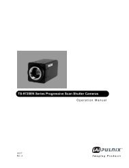 TS-9720EN Series Progressive Scan Shutter Cameras - JAI Pulnix