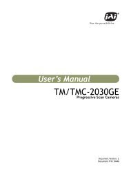 TM/TMC-2030GE - JAI Pulnix