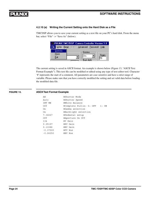 TMC-7DSP/TMC-6DSP Color CCD Camera ... - Site ftp Elvitec