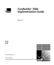 CoreBuilder 3500 Implementation Guide