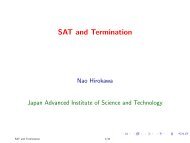 SAT and Termination
