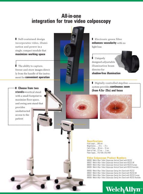 Video Colposcope Brochure - Medical Equipment Pros