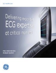 the GE MAC 5500 HD ECG Brochure - Jaken Medical...