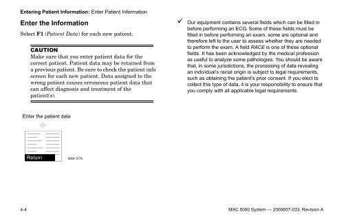 MAC 5000 Resting ECG Analysis System ... - Jaken Medical...