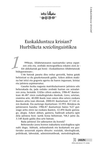 Artikulua ikusi - Jakin