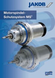 Motorspindel- Schutzsystem MS3 - JAKOB Antriebstechnik