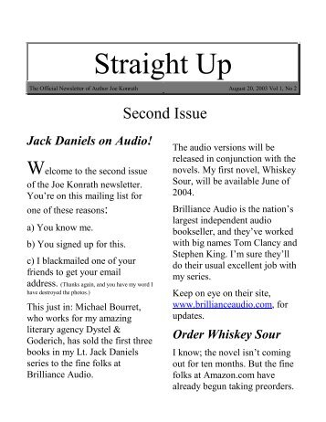 Straight Up - J.A. Konrath