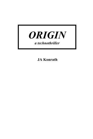 ORIGIN - J.A. Konrath