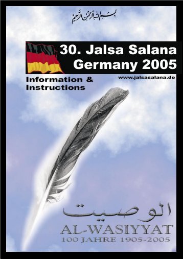 Information Booklet - Jalsa Salana