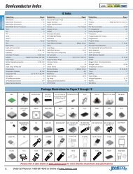 Semiconductor Index - Jameco Electronics