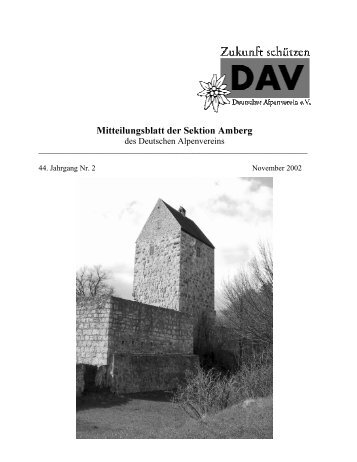 Oktober 2002 [*] - Dav-Sektion Amberg