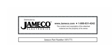 Data Sheet (current) - Jameco Electronics