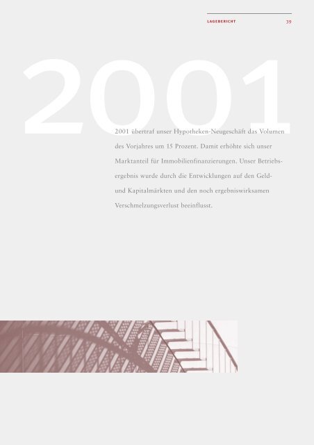 Geschäftsbericht AHBR 2001 - Corealcredit Bank AG