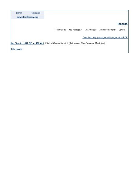 AL-QANUN FI AL-TIBB PDF