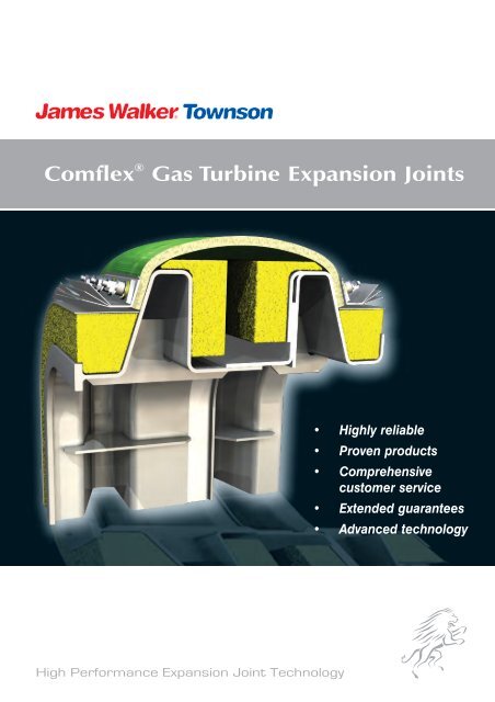 Comflex Gas Turbine expansion joints - James Walker