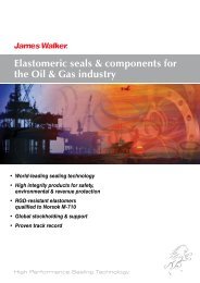 Elastomeric seals & components for the Oil & Gas ... - James Walker