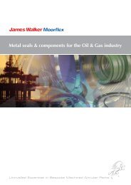 Metal seals & components for the Oil & Gas industry - James Walker