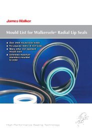 Mould List for WalkerseleÂ® Radial Lip Seals - James Walker