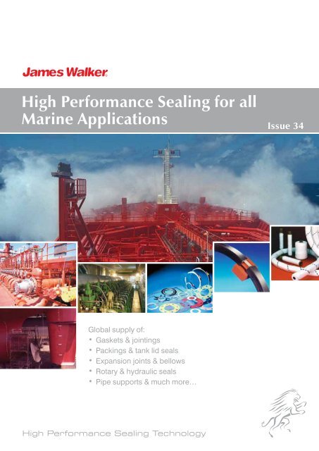 High Performance Sealing for all Marine Applications - James Walker