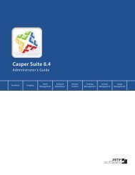 Casper Suite Administrator's Guide v8.4 - JAMF Software
