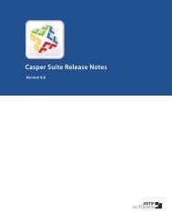 Casper Suite Release Notes Version 8.6 - JAMF Software