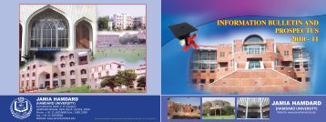 Prospectus 2010-11 - Jamia Hamdard