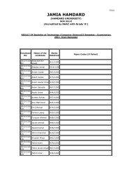 BTCS_I_Year_2011 - Jamia Hamdard