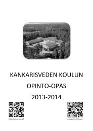 Kankarisveden koulun opinto-opas (pdf) - Jämsä