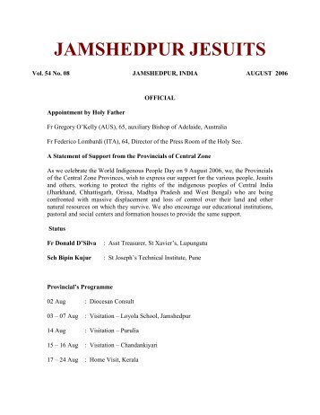 JAMSHEDPUR JESUITS