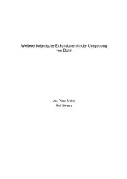 Weitere botanische Exkursionen in der ... - Jan-Peter Frahm