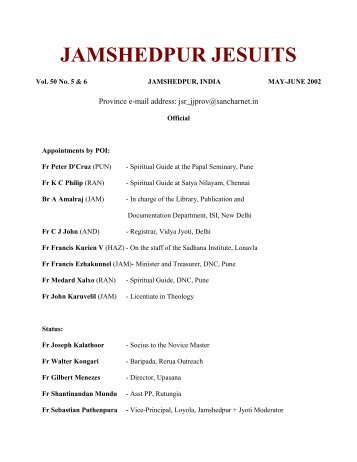 JAMSHEDPUR JESUITS