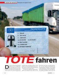 Tote fahren lÃ¤nger - transportreport.de