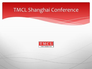 TMCL Shanghai Conference